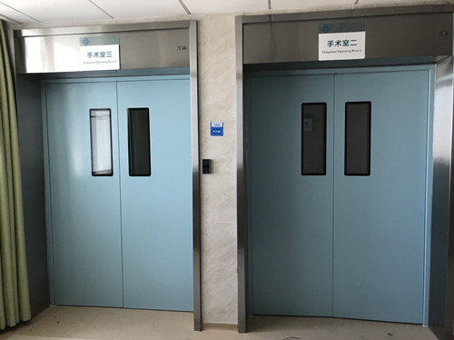 眼科雙開電動平開門